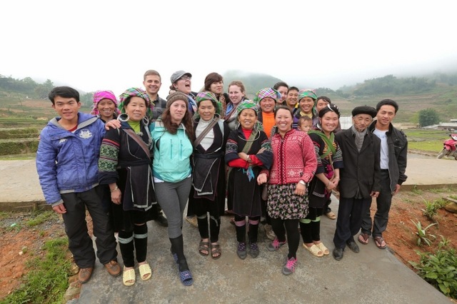 CBT Vietnam group with Hmong people