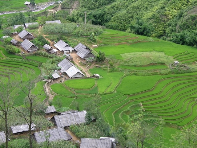 The overview of H'mong village