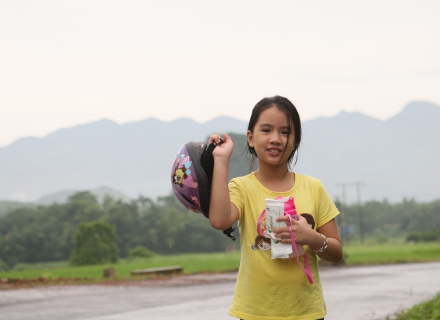 cycling kid